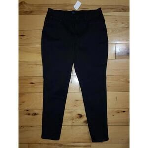 Womens J Crew Curvy Hi-Rise Skinny Black Pants Casual New NWT Size 33 34" x 28"